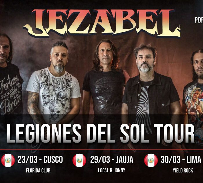 Jezabel en Gira por Perú: “Tour Legiones del Sol”