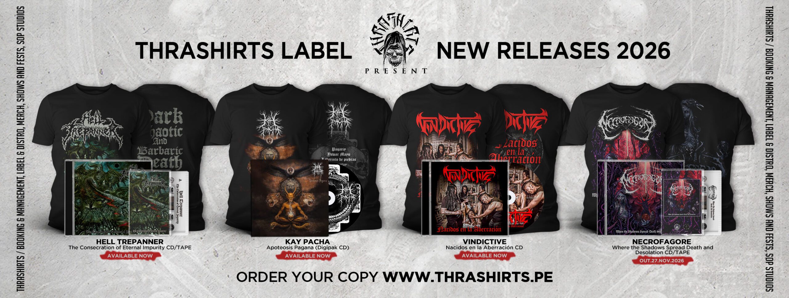 Thrashirts Label Booking Store Shows en Lima